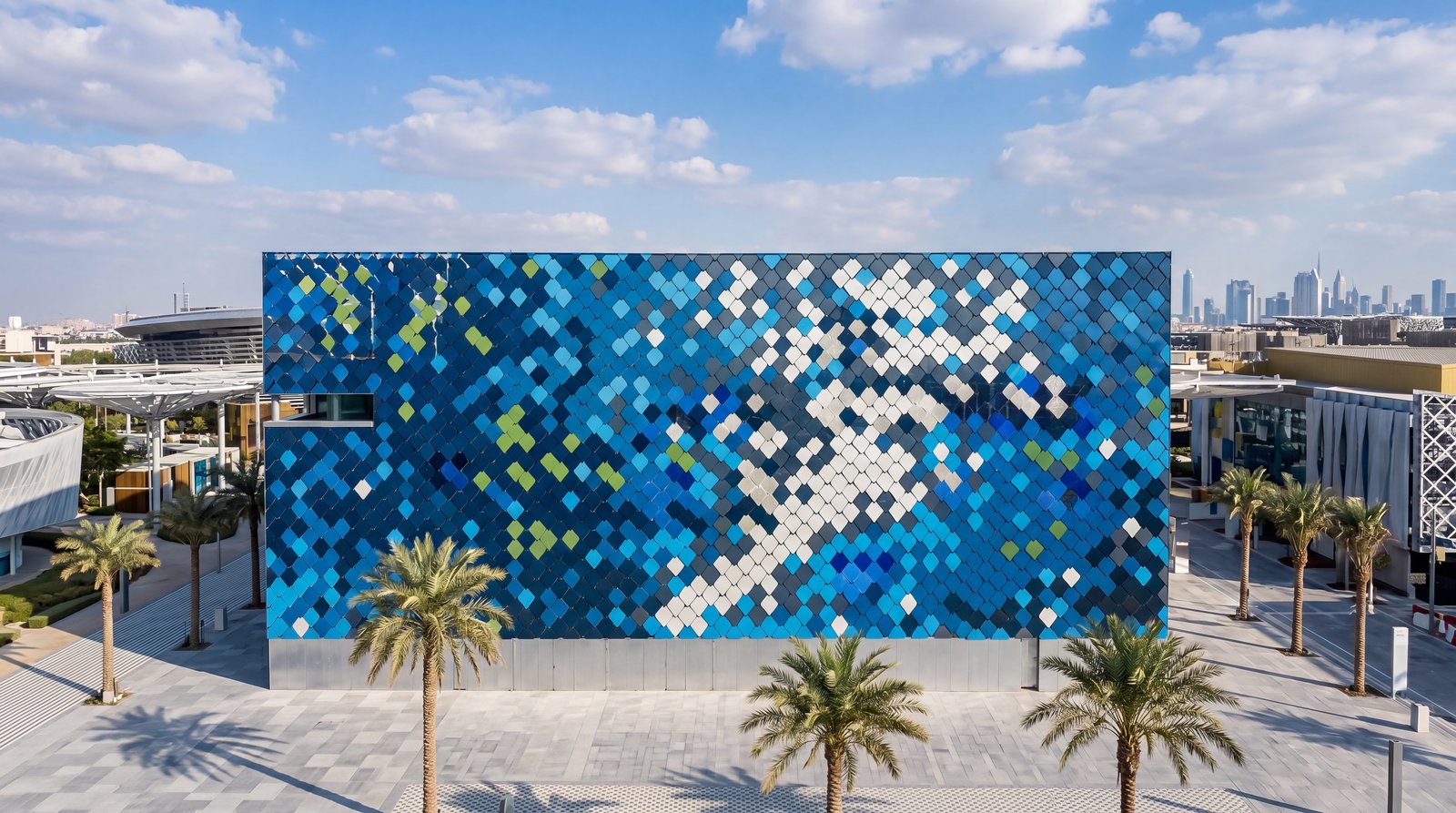 France Pavilion Expo 2020 Dubai BIPV façade and roof