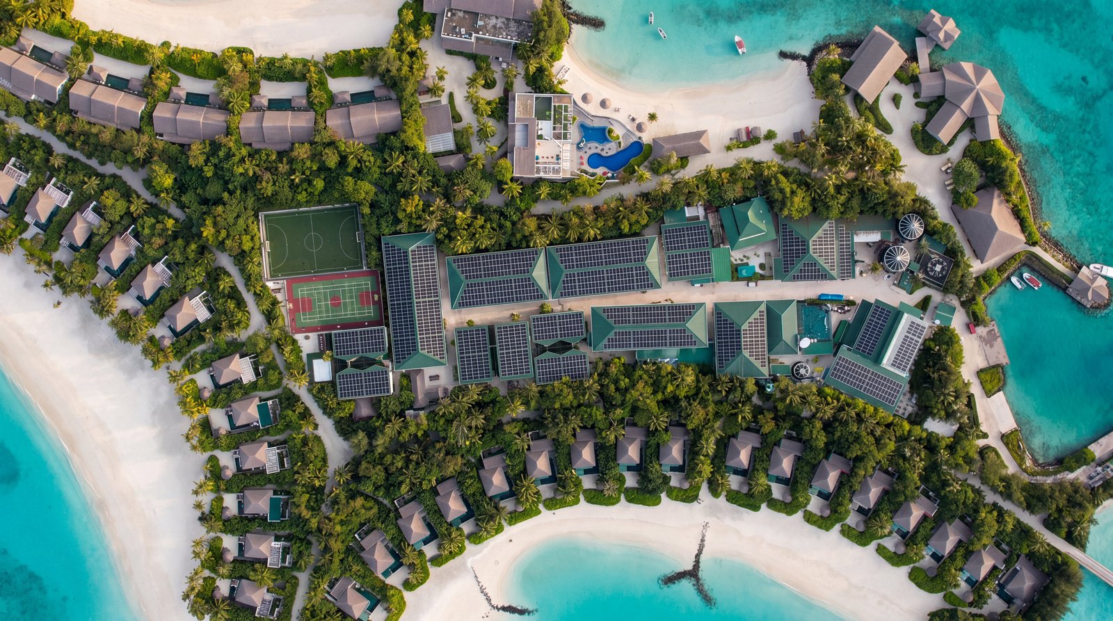 Park Hyatt Maldives Hadahaa solar PV and BESS system